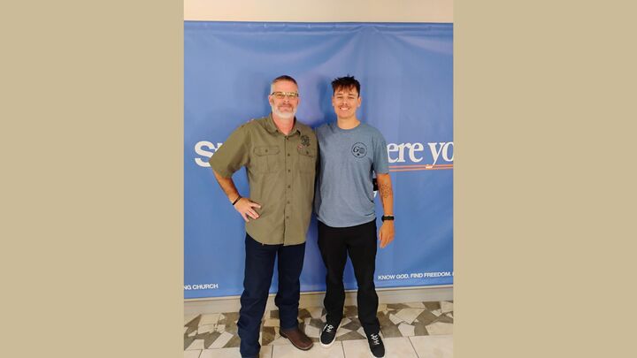 Logo for Iron Sharpens Iron | Russell Rhodes & Sterling Hanson