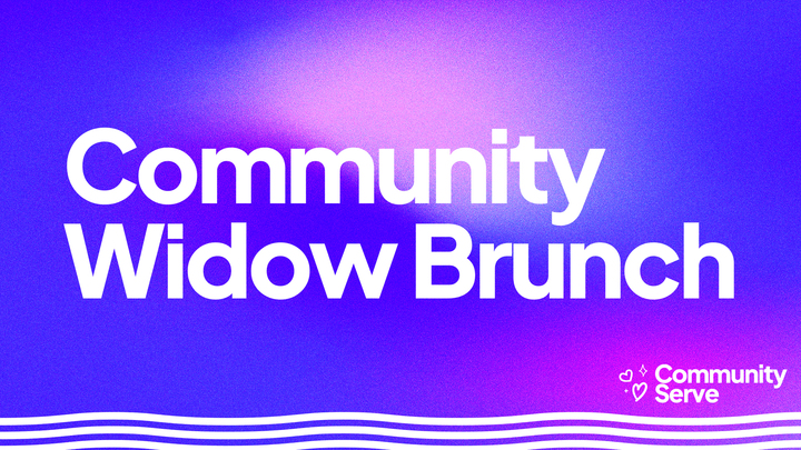 Logo for Community Serve • Community Widow Brunch