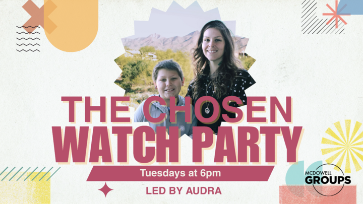 Logo for The Chosen Watch Party