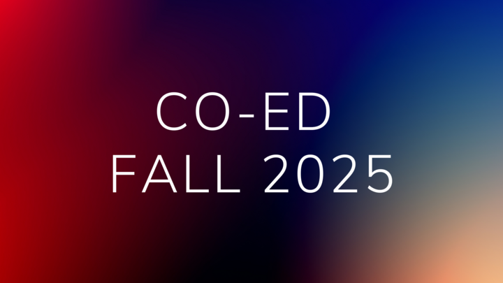 Logo for Co-Ed Fall 2025