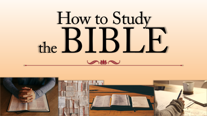 Logo for âHow to Study the Bibleâ - Steve Elwart