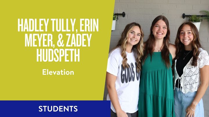 Logo for Elevation: Hadley Tully, Erin Meyer, & Zadey Hudspeth