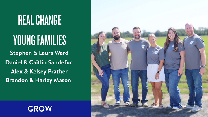 Logo for Real Change - Young Family (F25)