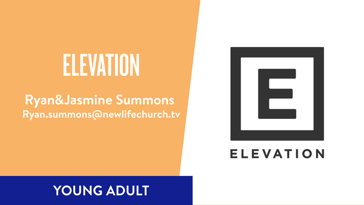 Logo for Elevation(College group)