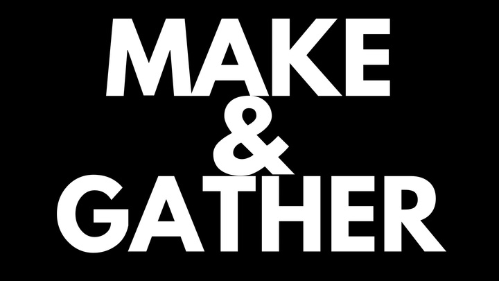 Logo for Make & Gather - A Crafting Fellowship