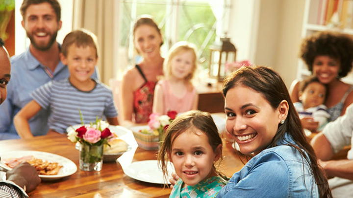 Logo for Young Families after-church Hang
