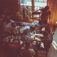 Logo for Dinner and a Conversation