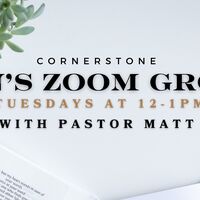 Logo for Men's Zoom Group with Pastor Matt