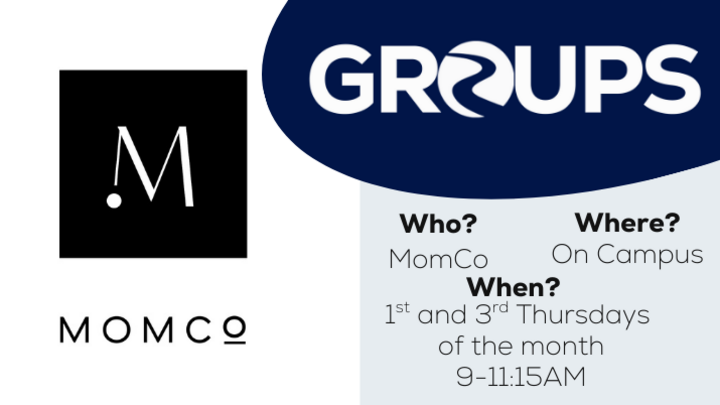 Logo for Community Groups /  February 2026 / Mom's Group