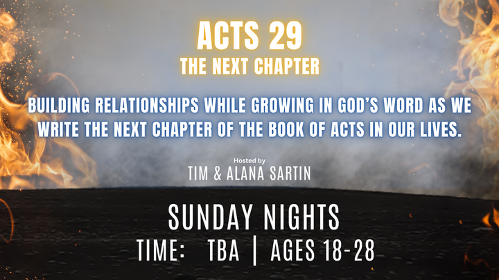 Logo for Acts 29: The Next Chapter