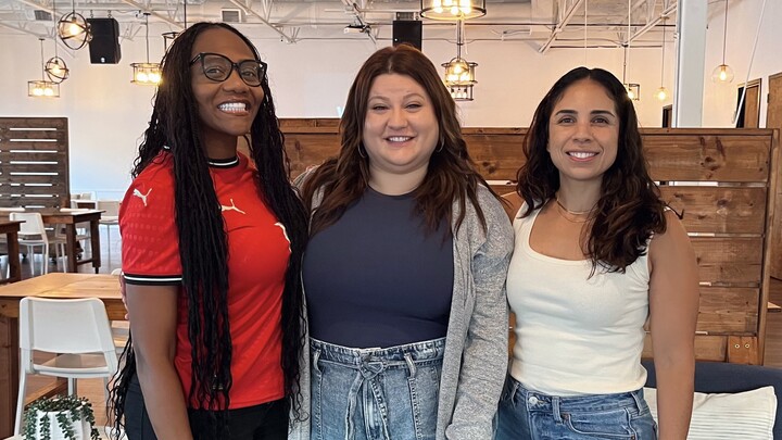 Logo for Women's Curriculum W/ Elaina, Heather, & Luna