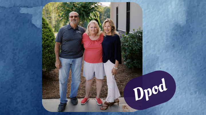 Logo for Dpod: Vincent, Vallie, and Rose's group