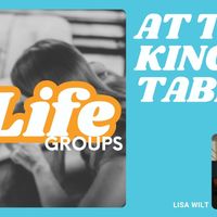 Logo for "At the King's Table" Bible Study with Videos