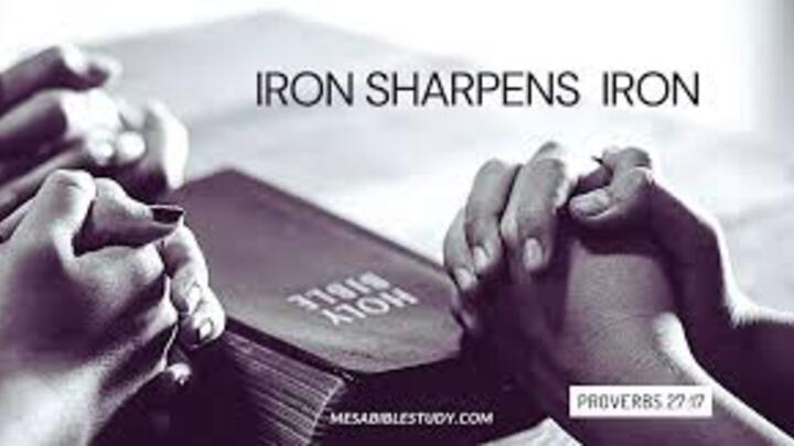 Logo for Iron Sharpens Iron - Men's Bible Study w/ Donald LeRoy