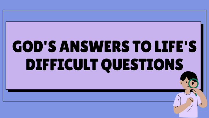 Logo for God's Answers To Life's Difficult Questions