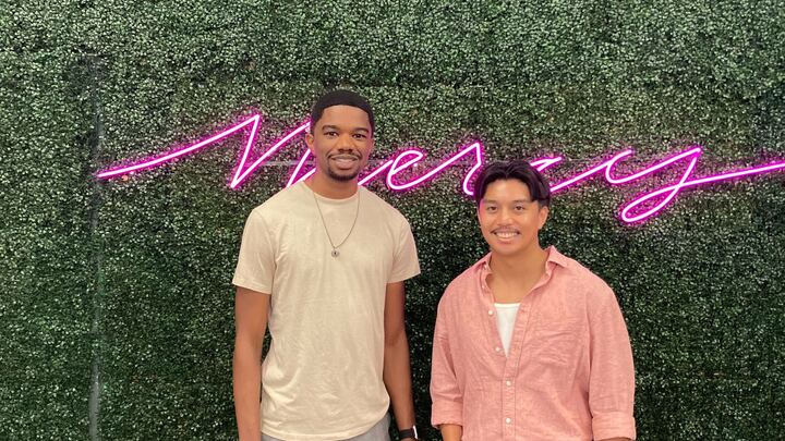 Logo for Fellowship with Basketball | Brandon Wells + Justin Avestruz