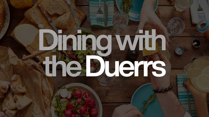 Logo for Dining with the Duerrs: A Ministry of Connection and Community