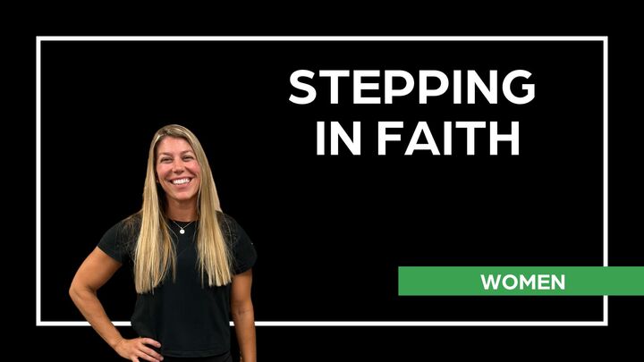 Logo for Stepping in Faith