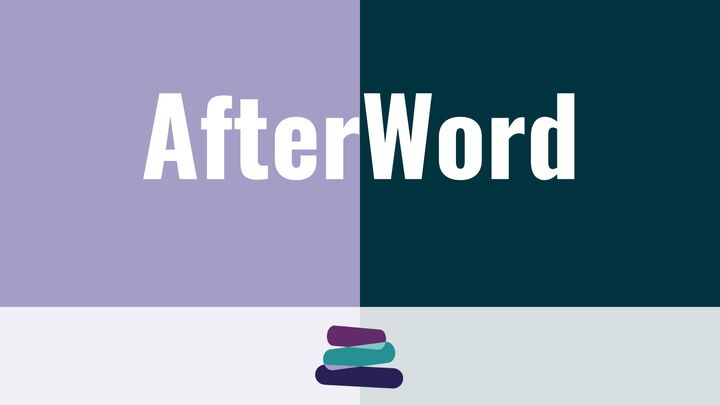 Logo for AfterWord