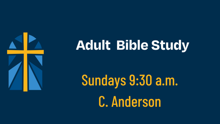 Logo for Bible Study-Adult:Sunday, 9:30AM-Chuck Anderson