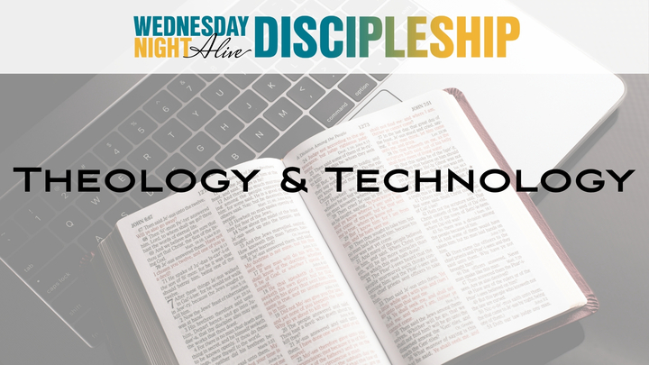 Logo for Theology & Technology | Wednesday Night Alive