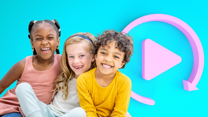 Logo for Kids K-3rd Grade Sunday Re-PLAY!