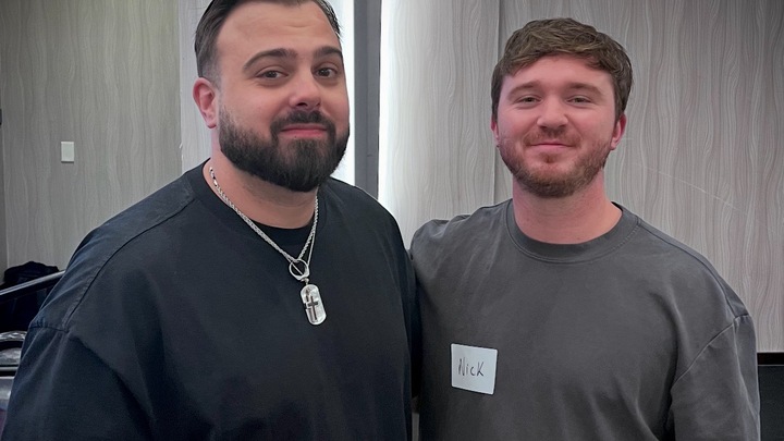 Logo for Ethos Young Adults Discipleship - Men // Nate & Nick