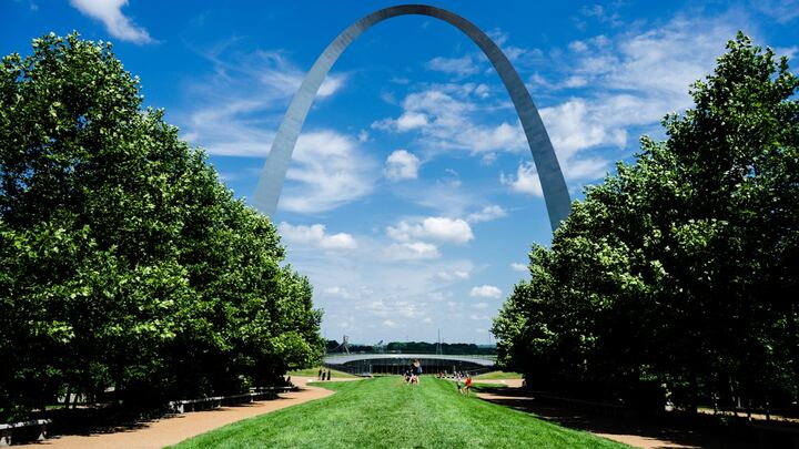 Logo for Exploring St. Louis (Fri. & Sat. at 11:30am) Karen Stuart & Alicia Buchanan