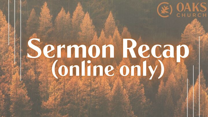 Logo for Sermon Recap (Co-Ed, Online Only)
