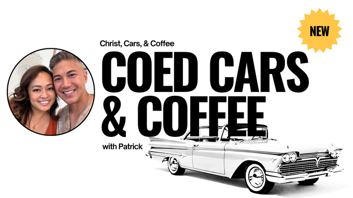 Logo for Patrick & Kat - Coed Cars & Coffee