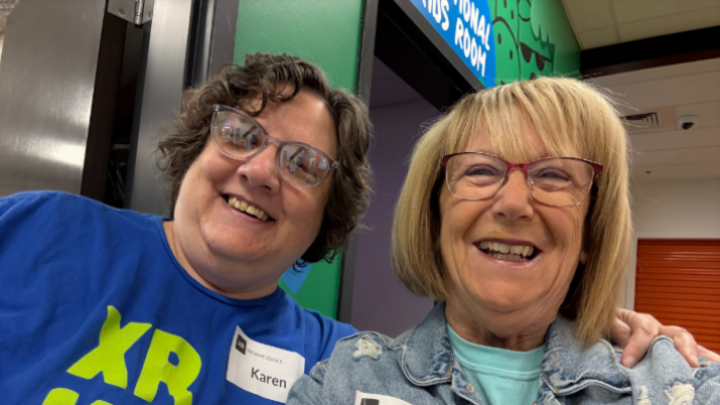 Logo for Grandma, Mommy, and Me | Karen & Derby