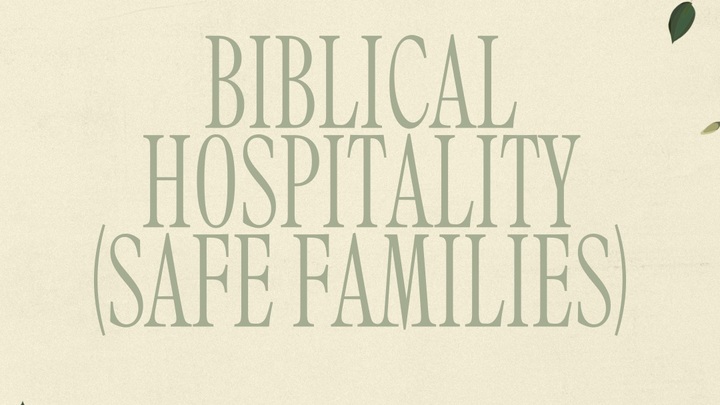 Logo for CCG: Biblical Hospitality (Safe Families)