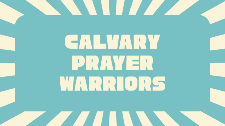 Logo for Calvary Church Prayer Warriors