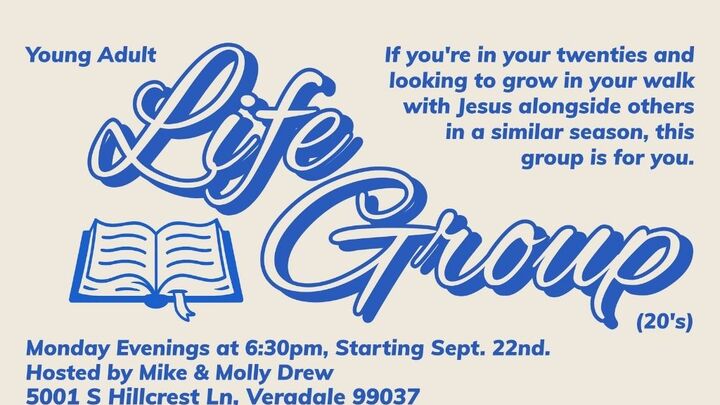 Logo for YA Life Group (20's)