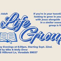 Logo for YA Life Group (20's)