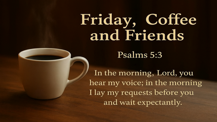 Logo for Friday Morning Coffee: Friday morning men's fellowship