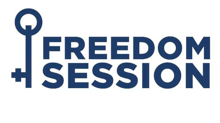 Logo for Freedom Session - Mondays at 7:00 PM