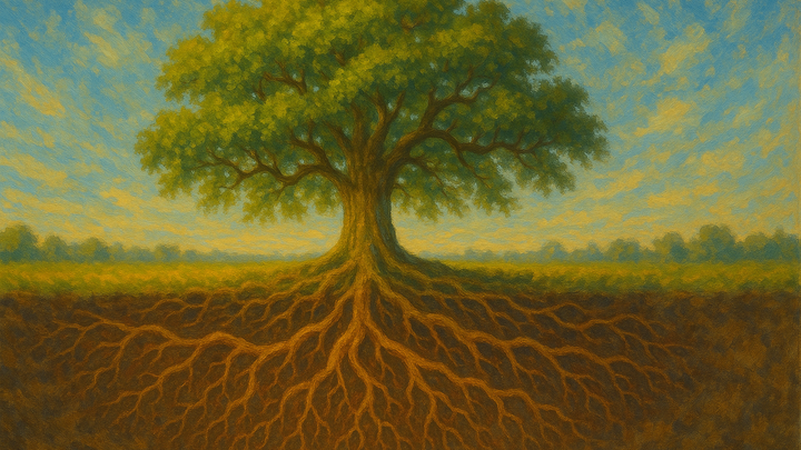 Logo for Rooted: A Men's Group