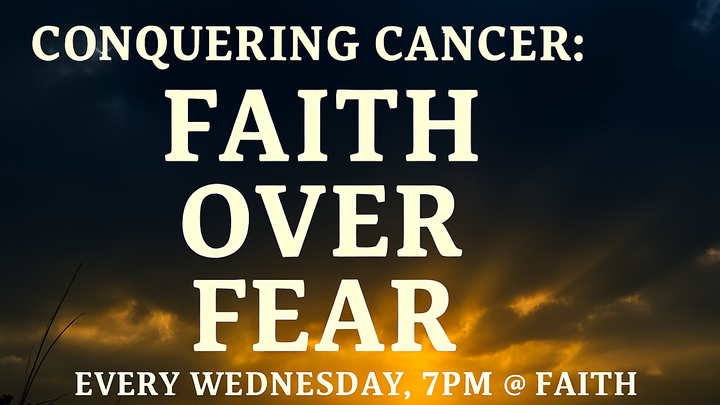 Logo for Conquering Cancer: Faith Over Fear