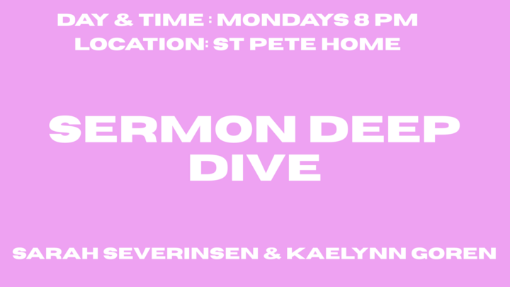 Logo for Sermon Deep Dive - Sarah & Kaelynn