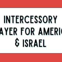 Logo for Intercessory Prayer for America & Israel