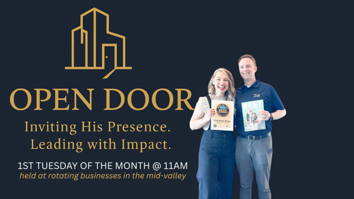 Logo for OPEN DOOR Business Group- For Business Owners and CEO's