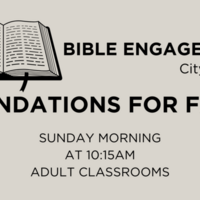 Logo for Foundations for Faith - Sunday AM