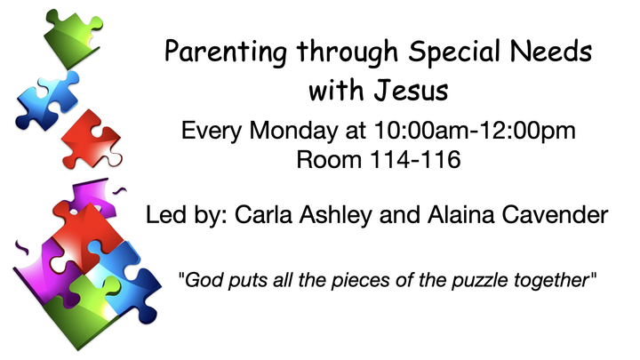 Logo for Parenting Through Special Needs with Jesus