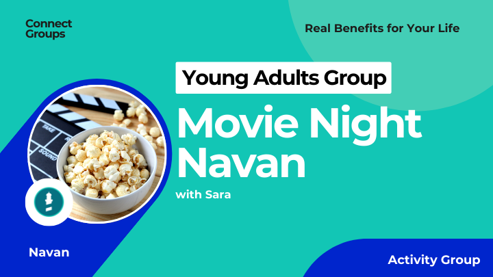 Logo for Movie Night Connect (Young Adults Group) Navan with Sara