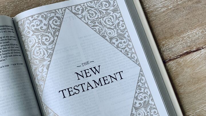 Logo for New Testament Bible Reading Group, Wednesdays - Fall 2025