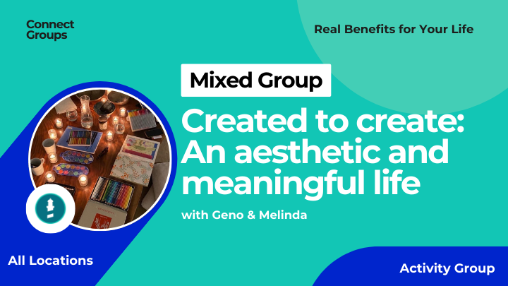 Logo for Created to create: An aesthetic and meaningful life (Mixed Group) with Geno and Melinda