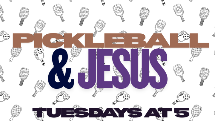 Logo for PB&J       Pickleball & Jesus- SUNDAY'S @1:00