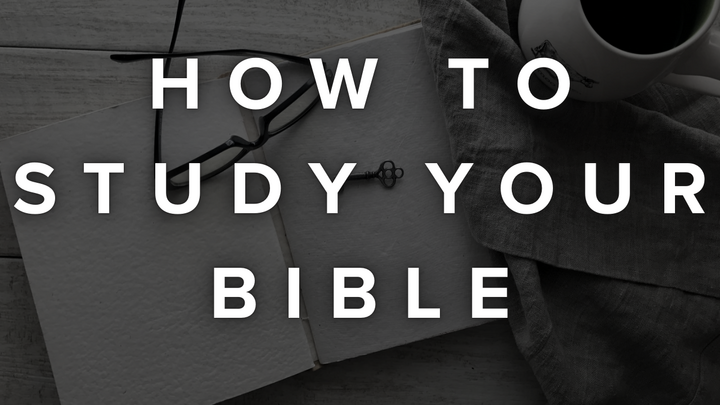 Logo for How To Study Your Bible - Afternoon