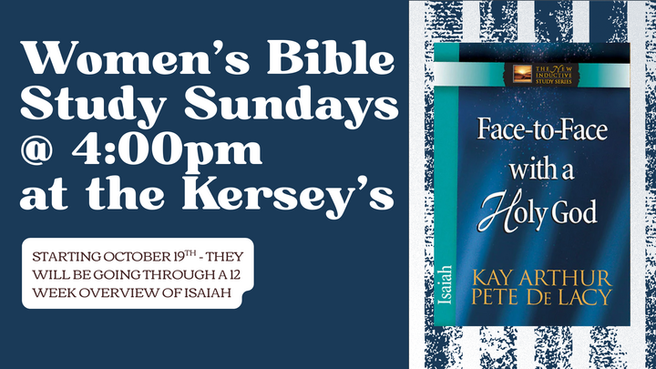 Logo for Women's Bible Study - Sundays @ 4:00pm